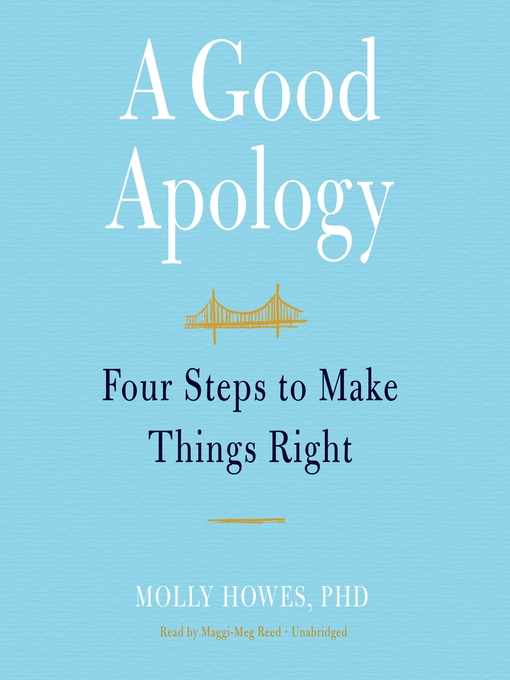 Title details for A Good Apology by Molly Howes - Wait list